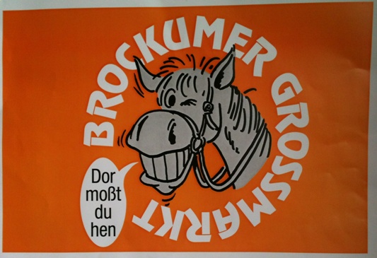 Brockumer Grossmarkt Fahne