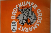 Brockumer Grossmarkt Fahne